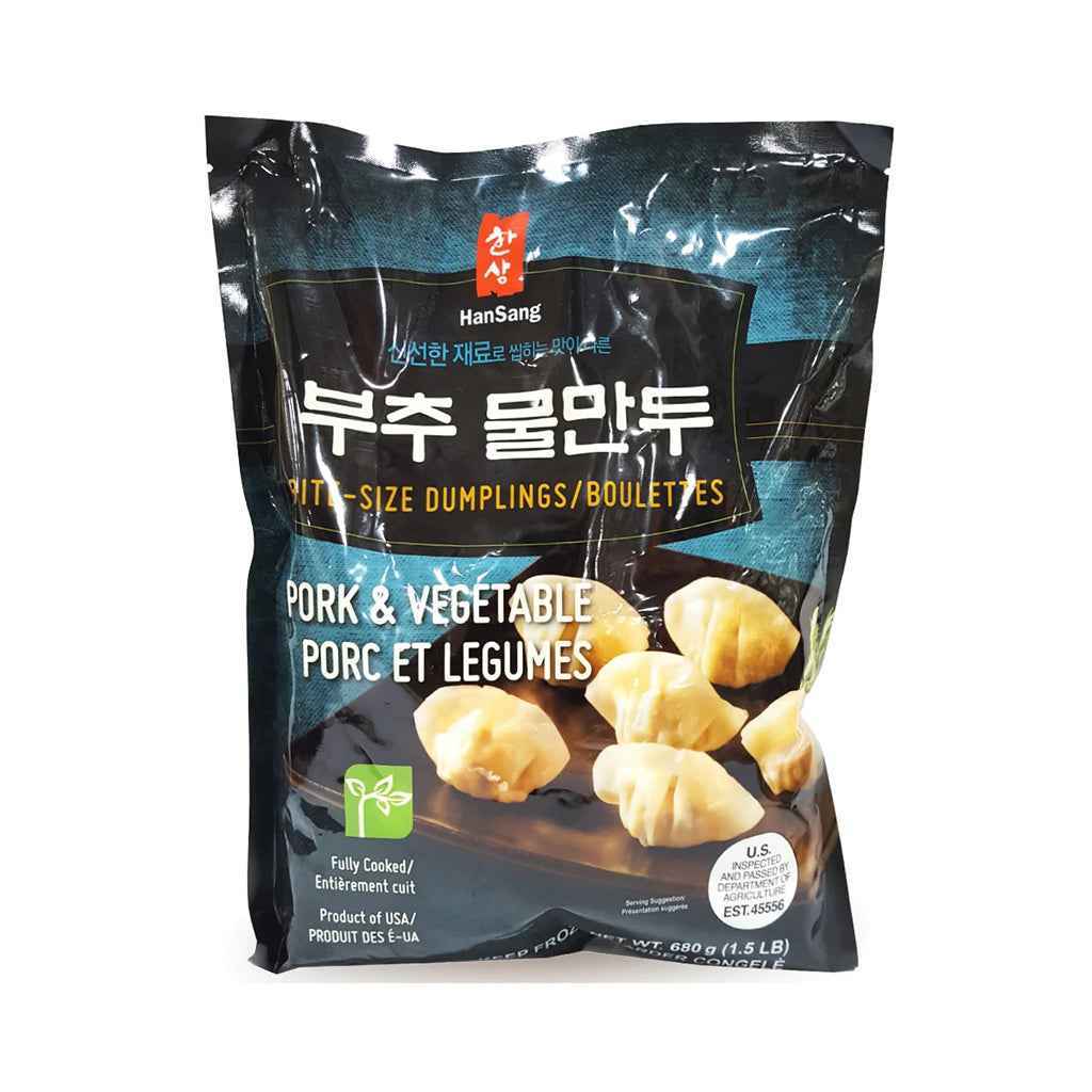 Hansang Bite Size Dumplings Pork&Leek 544g